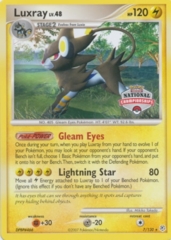 Luxray 7/130 Non-Holo Promo - 2008 National Championships